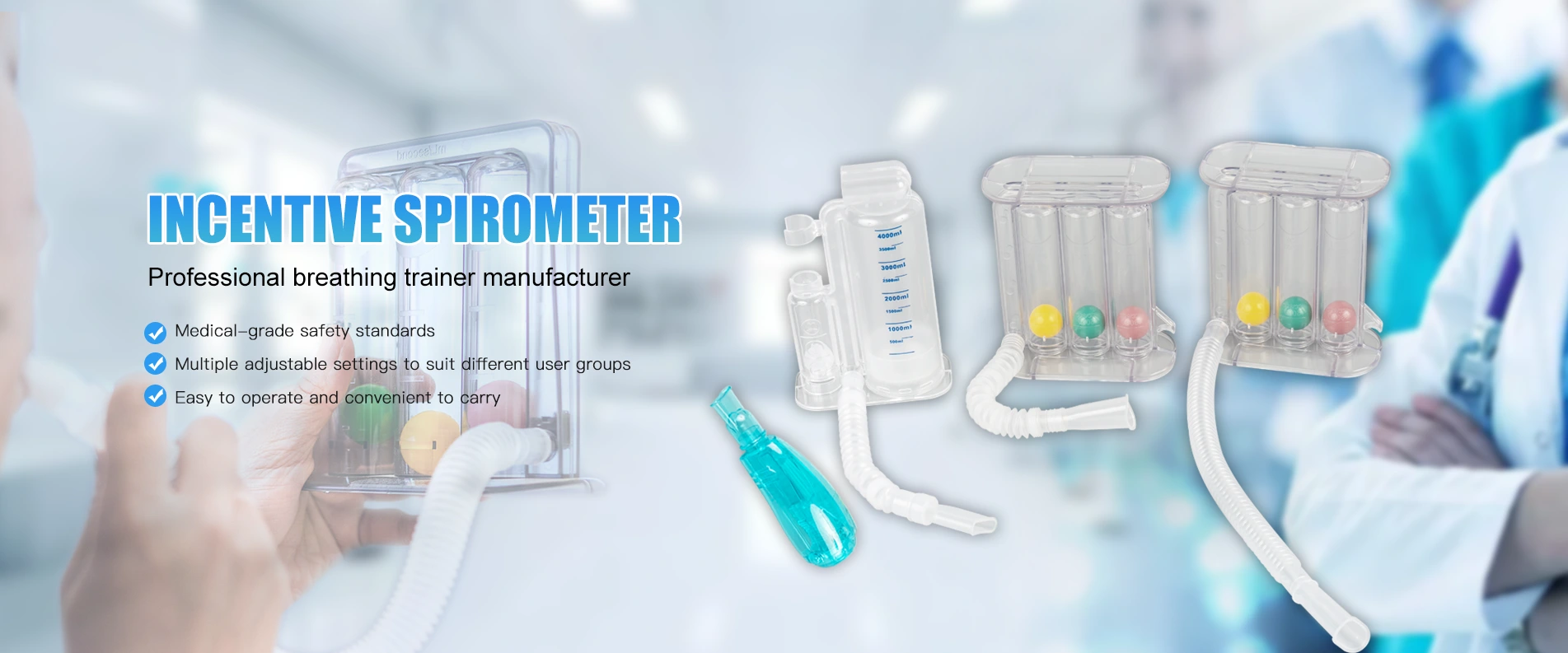 ผู้ผลิต Spirometers แรงจูงใจของจีน